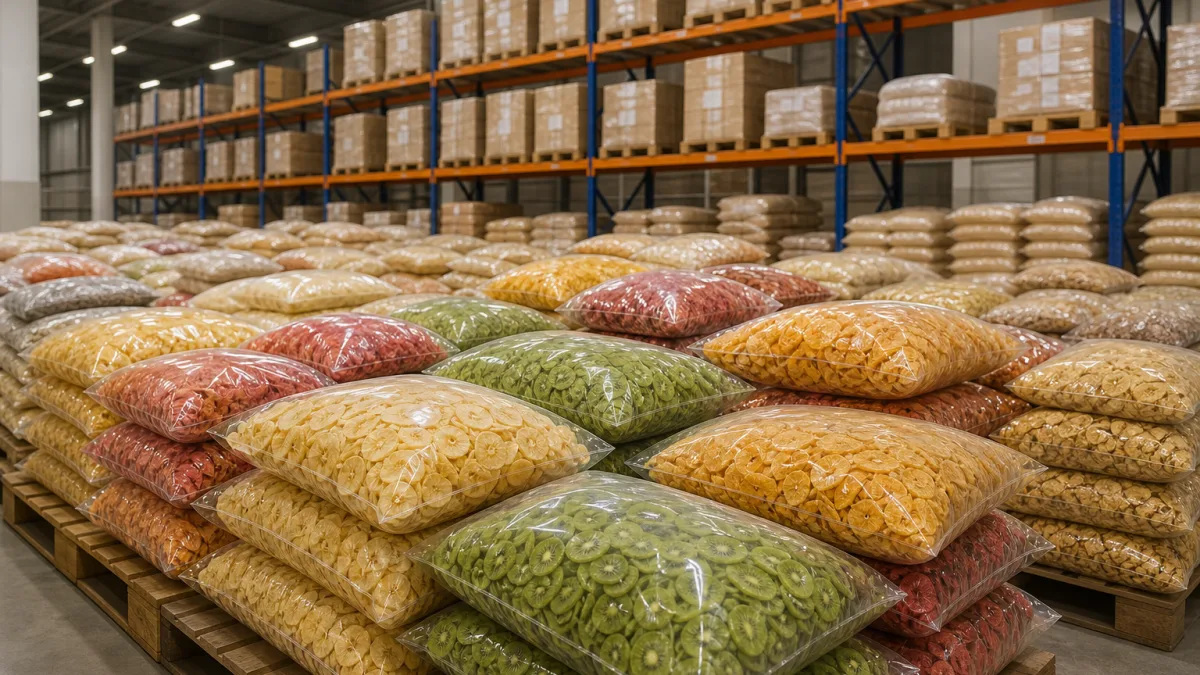 خرید عمده میوه خشک پفکی با طراحی ظاهری یکدست و چشمگیر