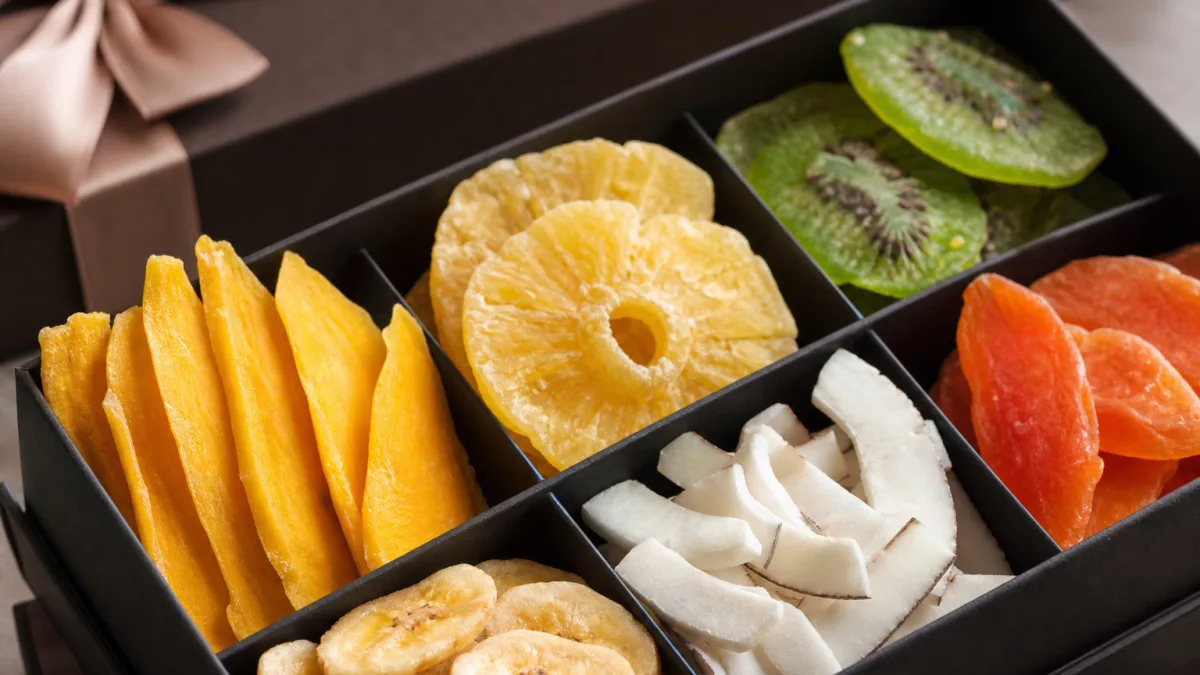 میوه خشک استوایی وارداتی برای شرایط استفاده خانگی و پذیرایی