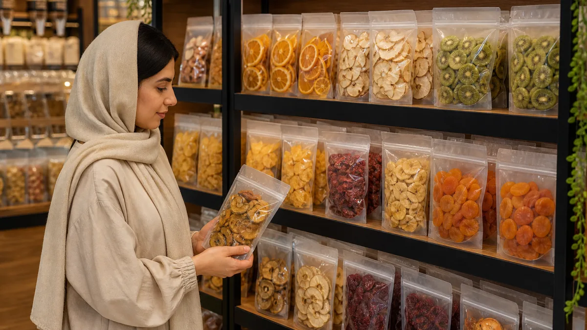 فروشگاهی با قیمت میوه خشک ۲۵۰ گرمی