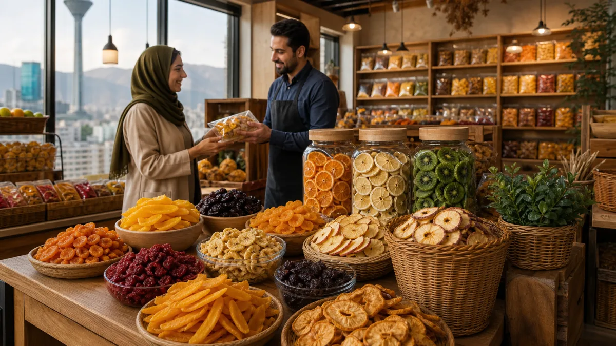 فروشگاه میوه خشک در تهران