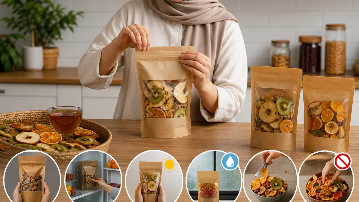 کدام بسته‌بندی میوه خشک مناسب است؟
