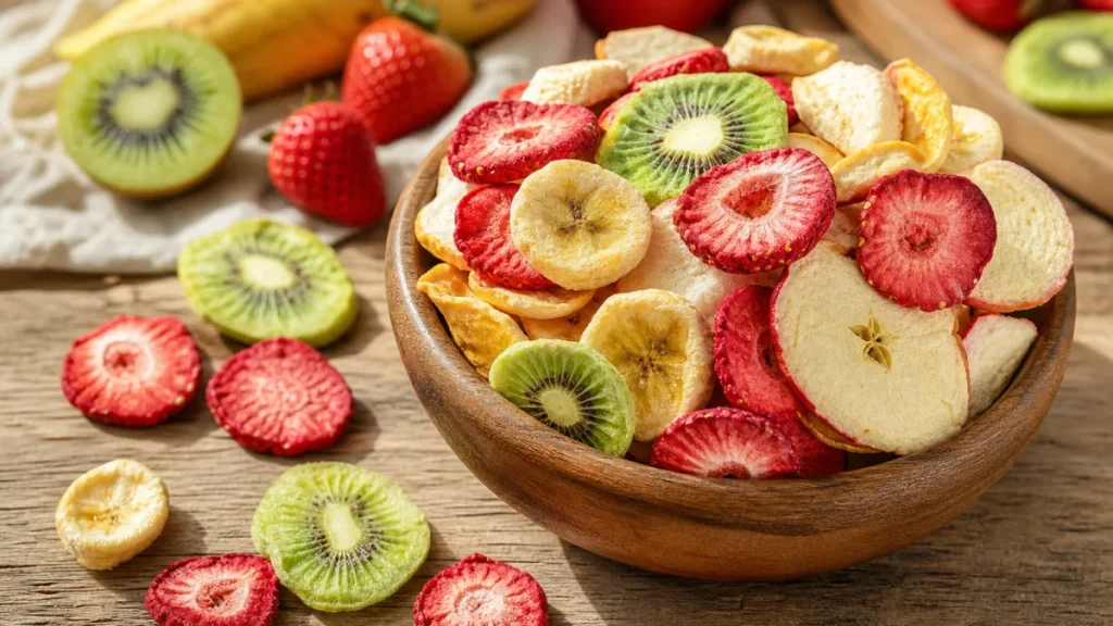 میوه خشک فریز شده