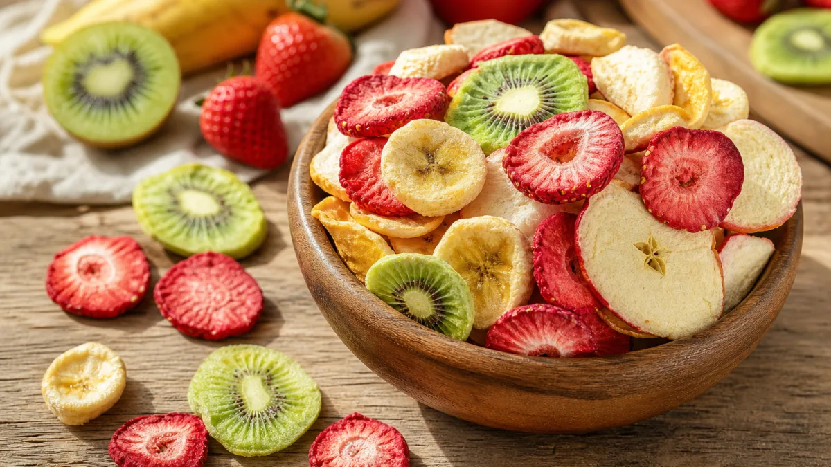 میوه خشک فریز شده
